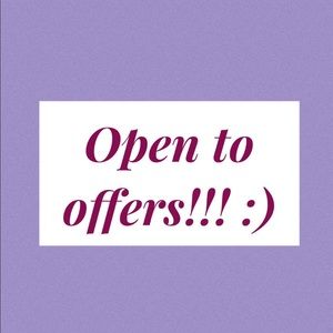 Open to offers and bundles!